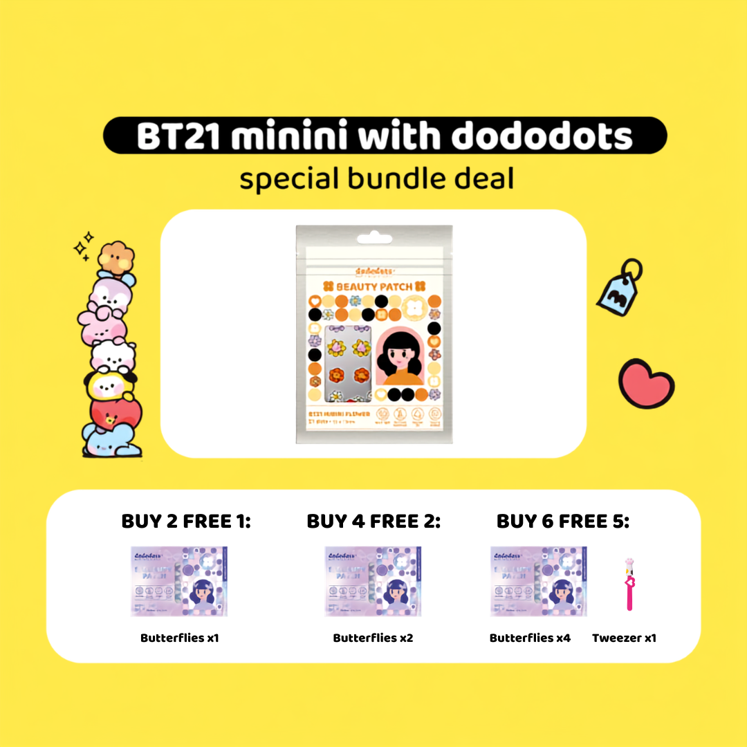 BT21 minini & minini flower (single pack)