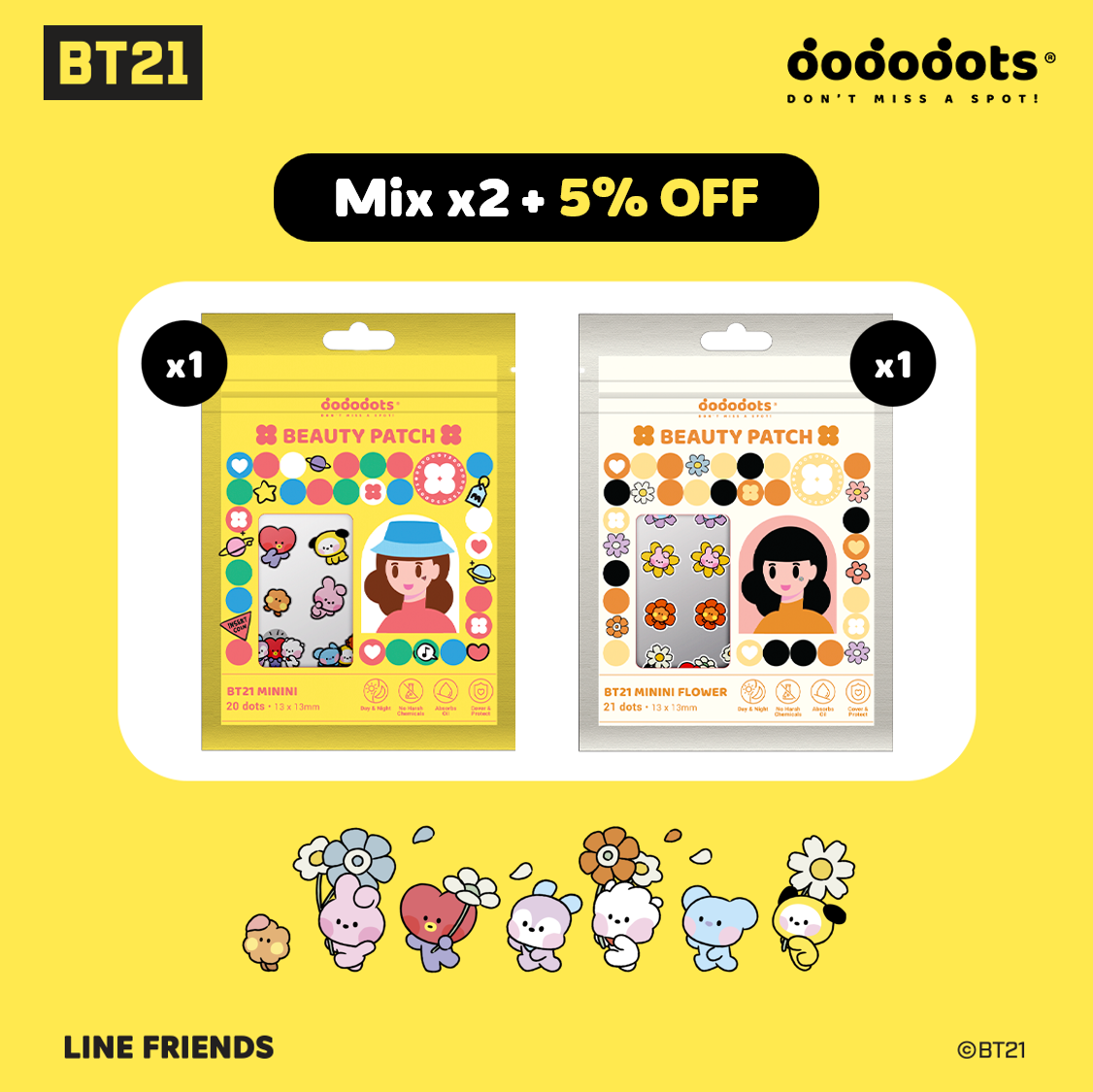 BT21 Minini & Minini Flower (COMING SOON!)